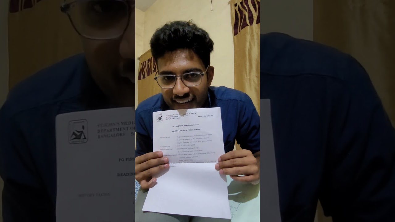 Unboxing my post graduate welcome kit from Psychiatry - St. John's Medical College Bangalore