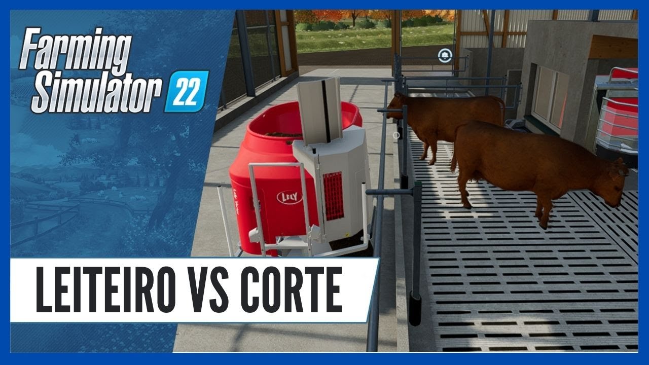 As vacas no FS22, Qual a melhor raça, Leiteira ou Engorda? | FARMING SIMULATOR 22