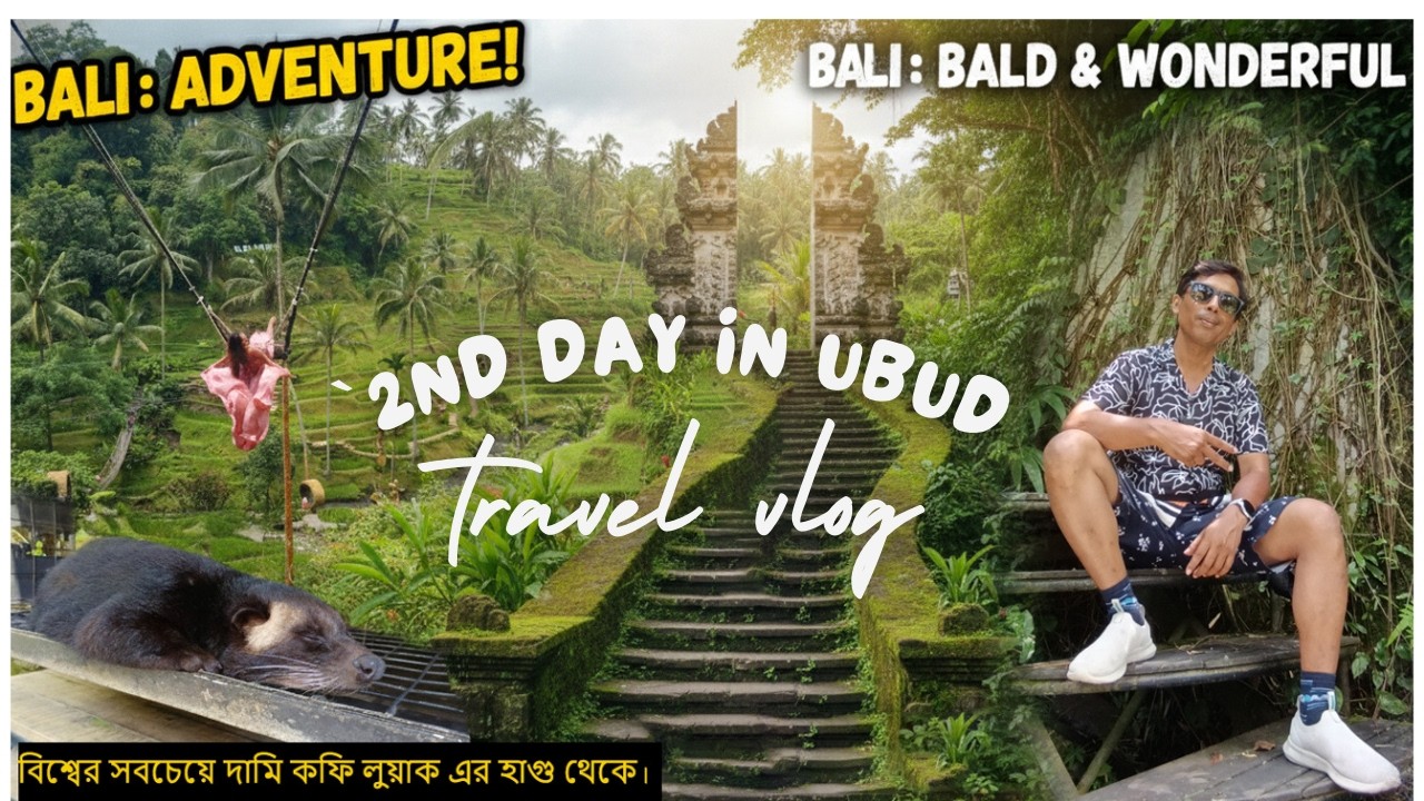 Bali Travel Vlog Goa Gajah, Tirta Empul & Alas Harum Guide & Luak Cofee