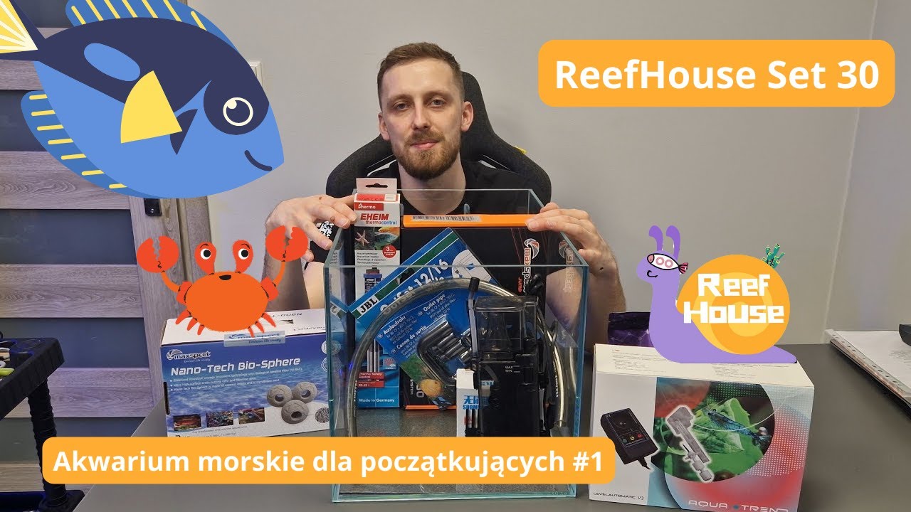 Zestaw ReefHouse Set 30 🤯 Akwarium morskie dla początkujących #1
