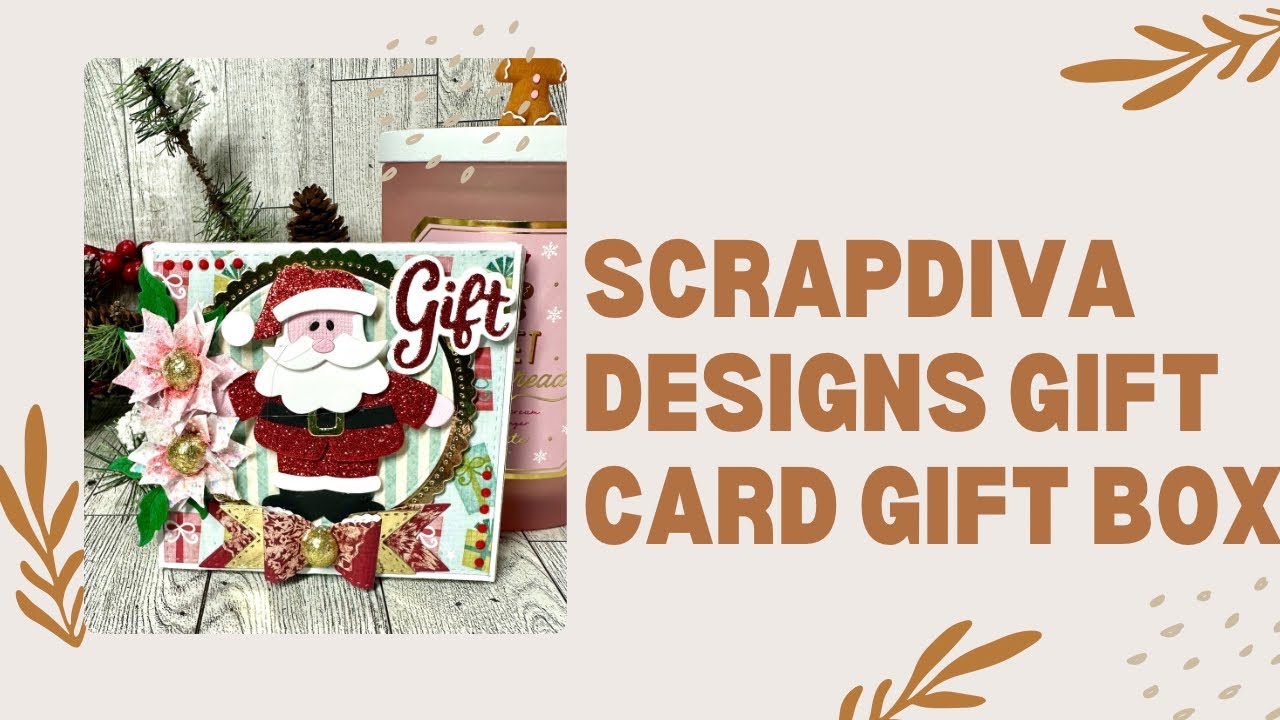 Подарочная карта Scrapdiva Designs Подарочная коробка