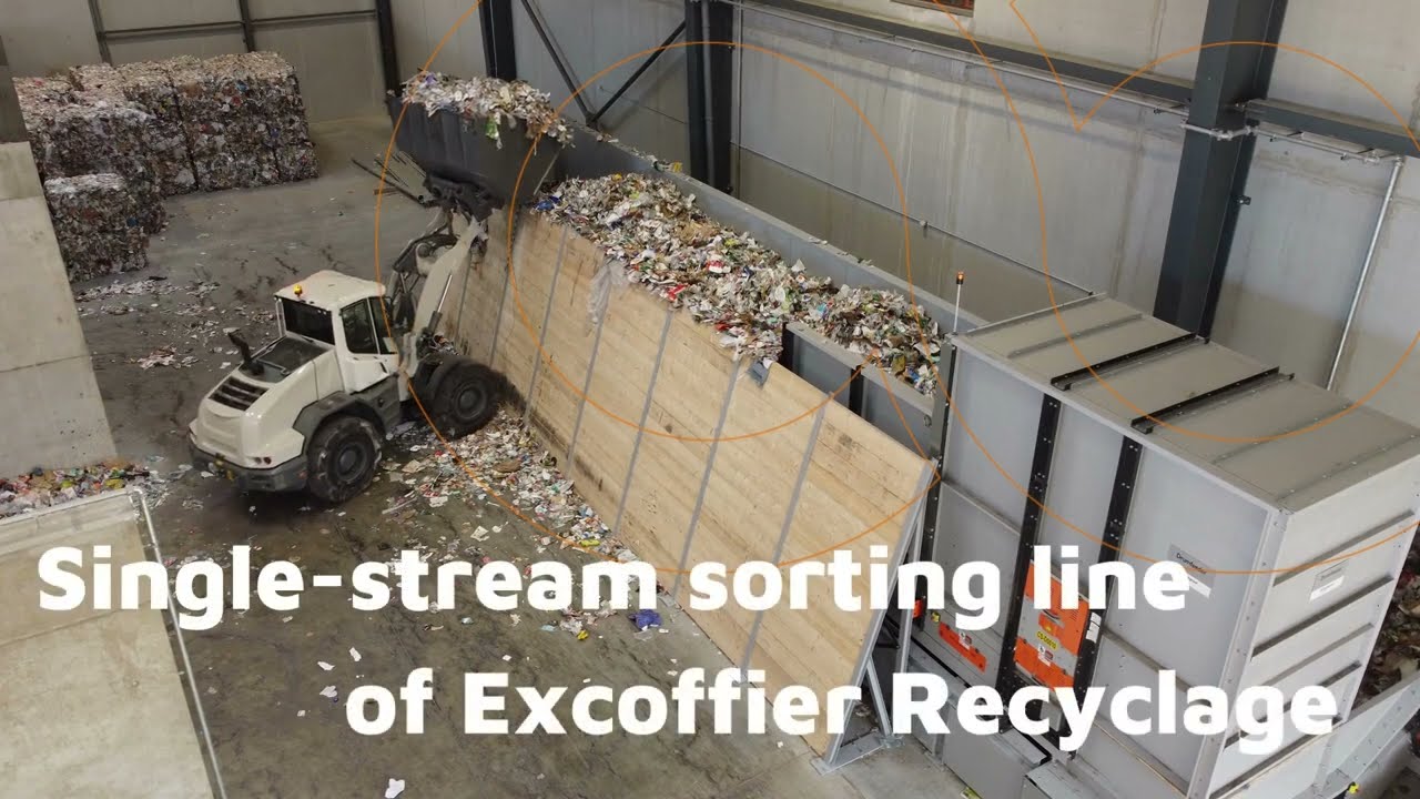 The 46.000-tonnes-a-year sorting plant of Excoffier Recyclage
