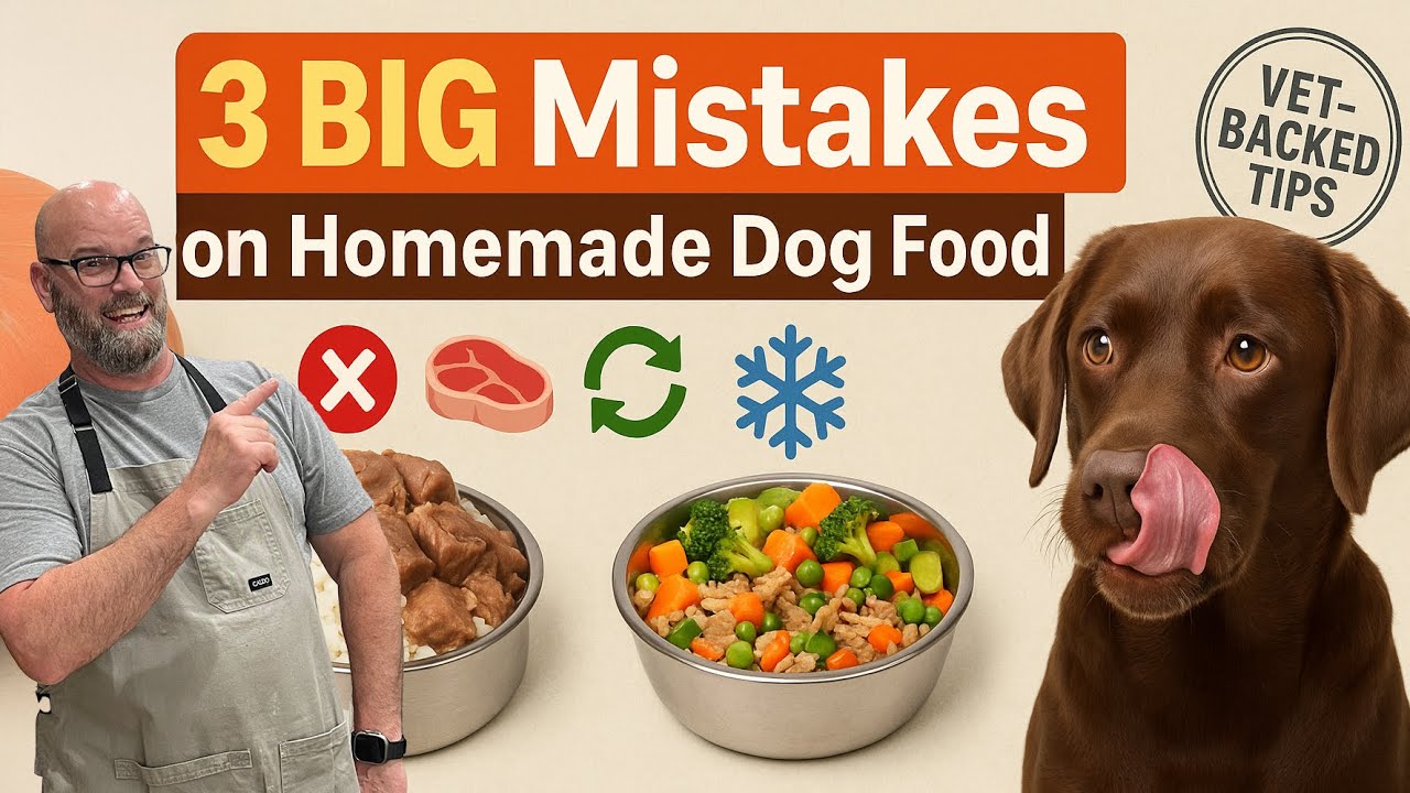 The 3 Biggest Mistakes Pet Parents Make with Homemade Dog Food
