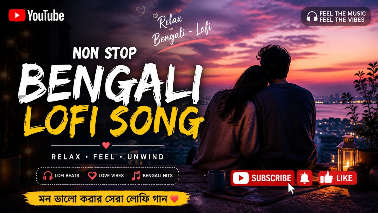 Nonstop Bengali Lofi Mix to Study/Sleep/Relax To ☕ | Aesthetic Bengali Songs
