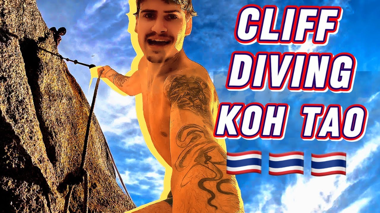 Cliff Diving in Koh Tao
