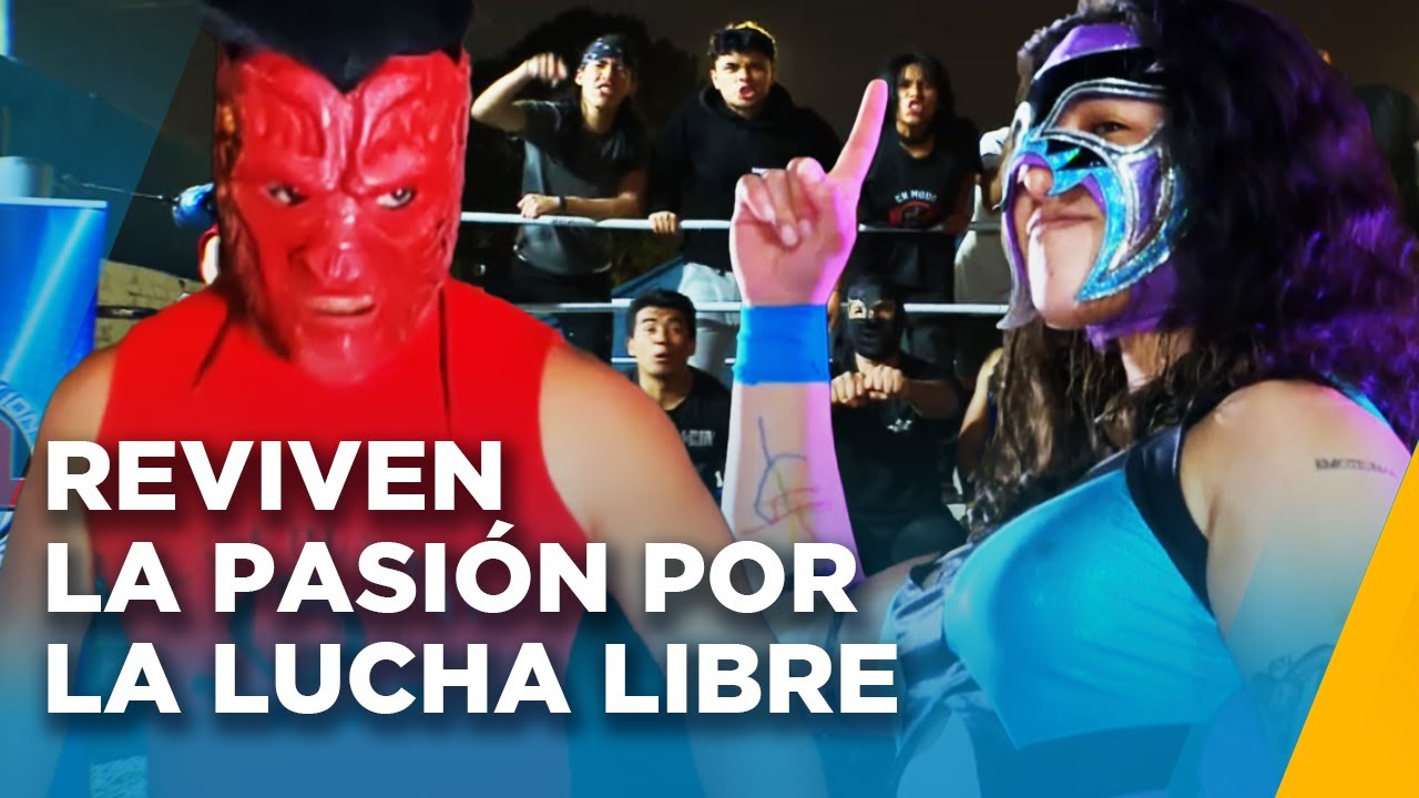 Emoci&oacute;n y euforia por la lucha libre: 