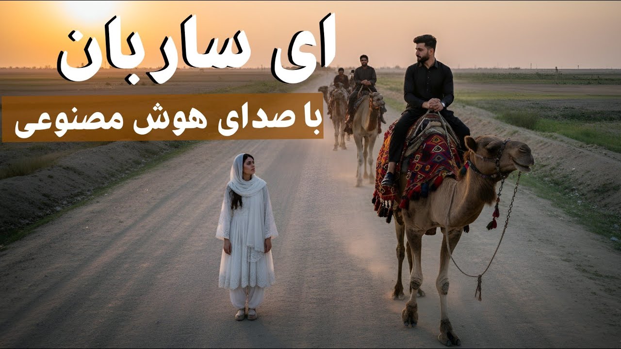 ای ساربان آهسته ران کارام جانم میرود ؛ آهنگ هوش مصنوعی با کلیب عاشقانه جدید  Ay Saarban  ai song
