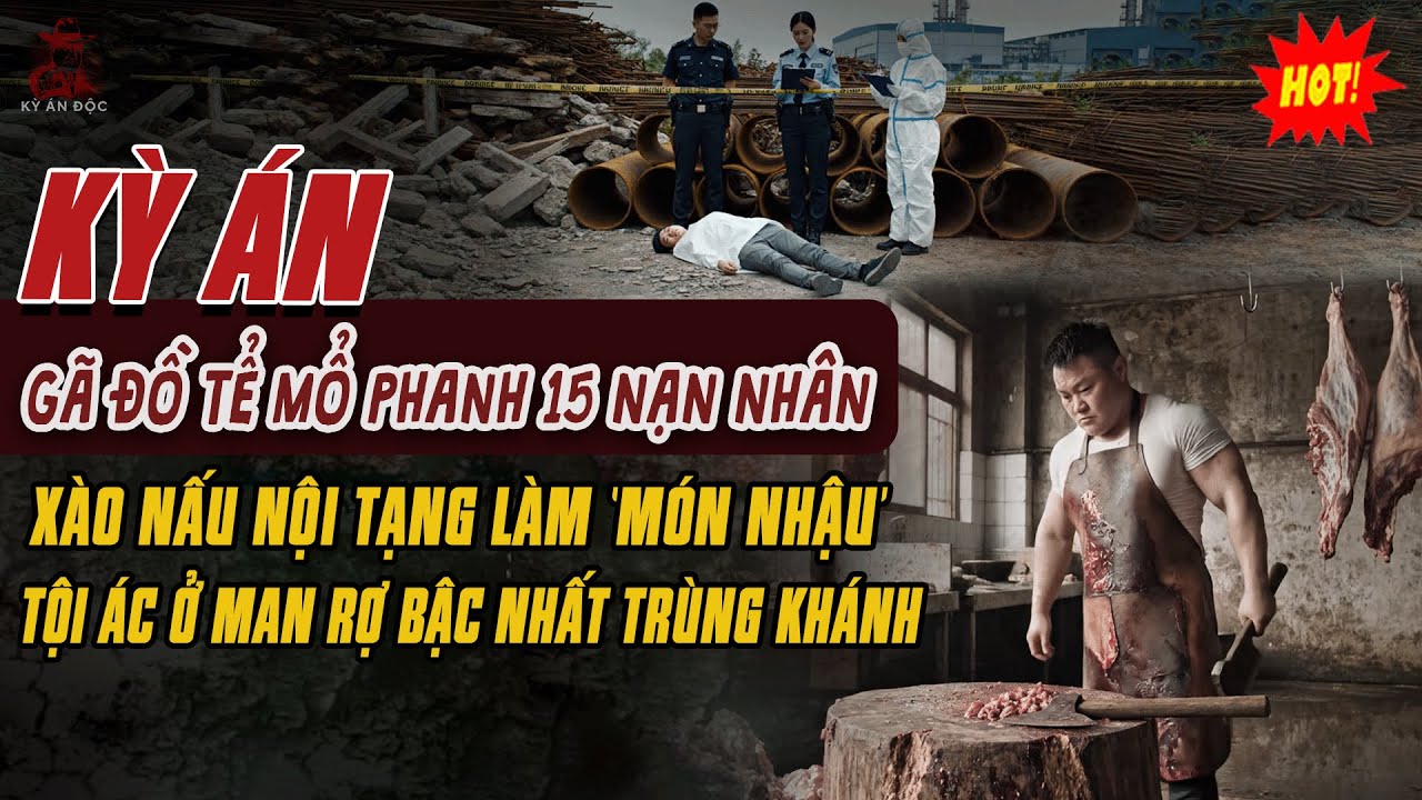 🚨Kỳ Án Trung Quốc: Gã Đồ Tể Mổ Phanh 15 Nạn Nhân Xào Nấu Nội Tạng Làm Món Nhậu Tội Ác Ở Trùng Khánh