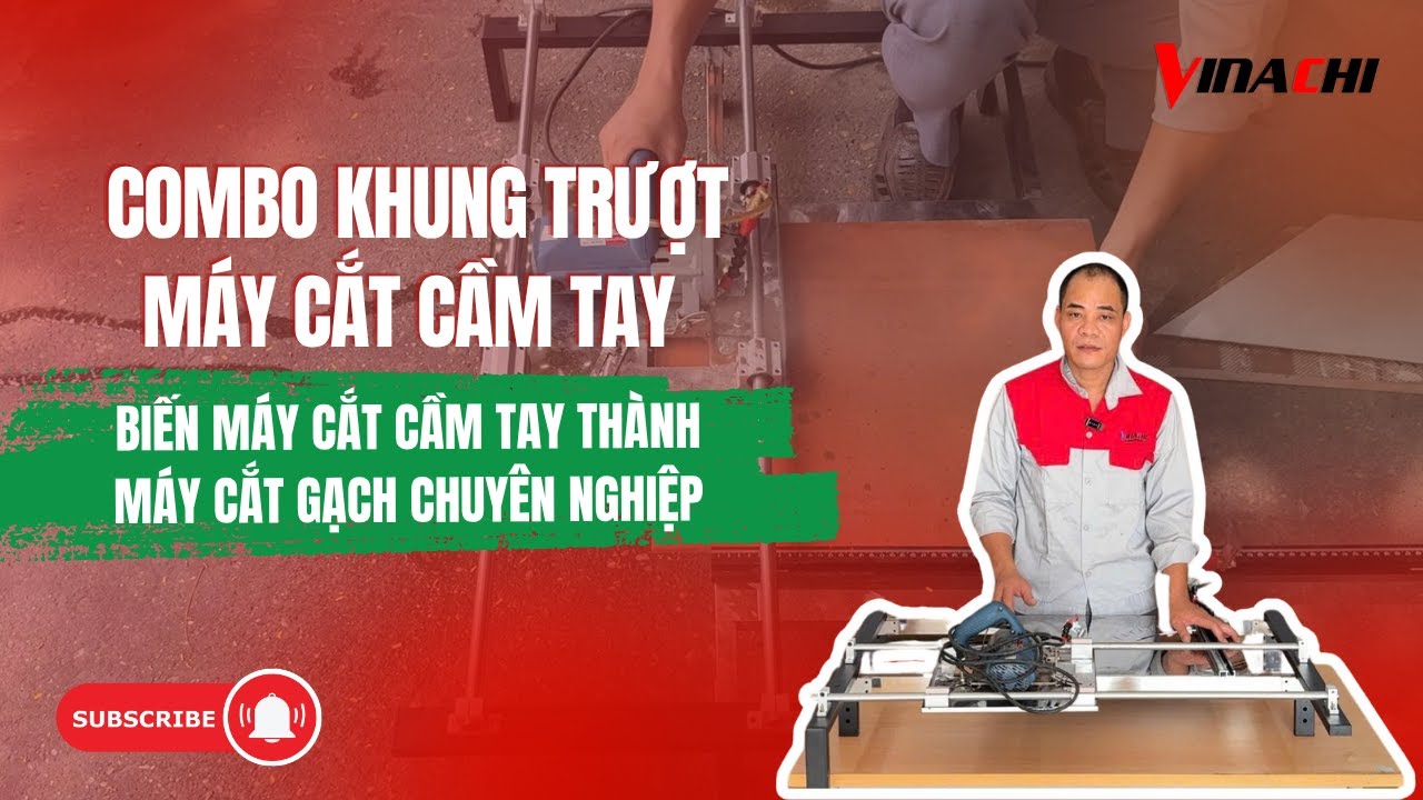 Combo khung trượt biến máy cắt cầm tay thành máy cắt gạch !