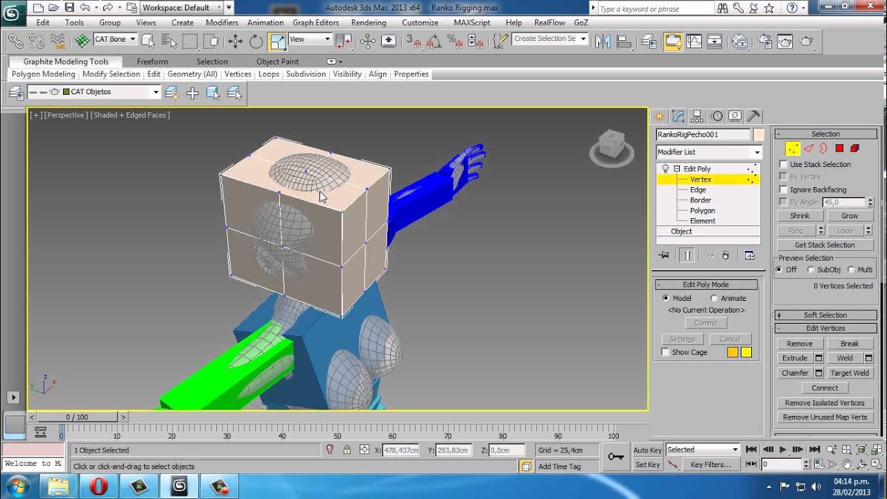 Tutorial Rigging de personaje usando CAT en 3d Studio Max