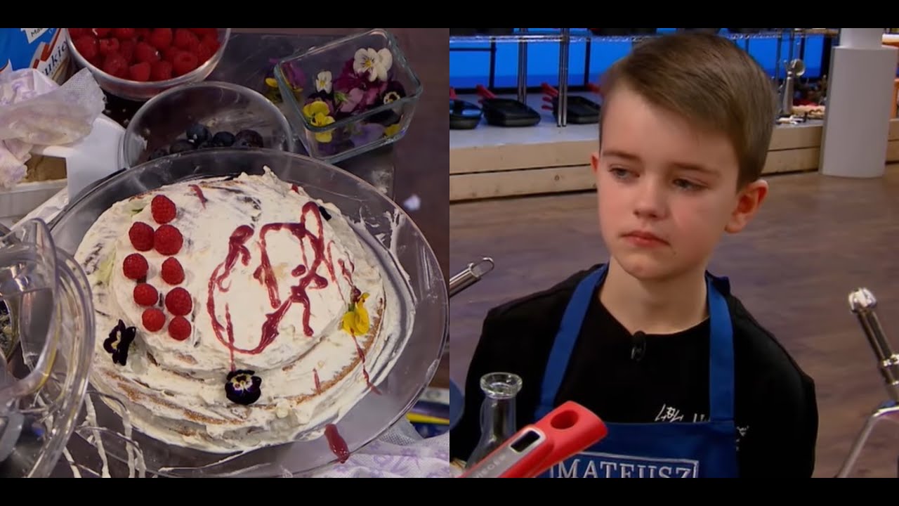 Mateuszowi puściły nerwy przy robieniu tortu [MasterChef Junior]