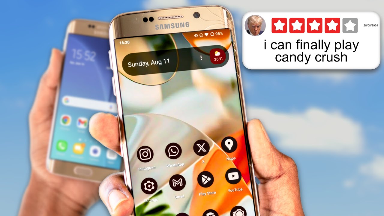 Я превратил Galaxy S6 в современный телефон!