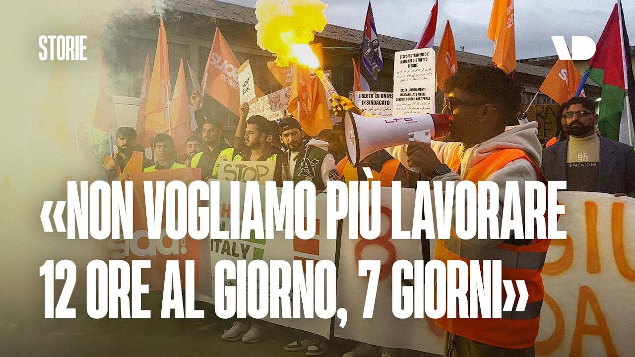 Picchiati per aver protestato per i propri diritti: i lavoratori tessili di Prato