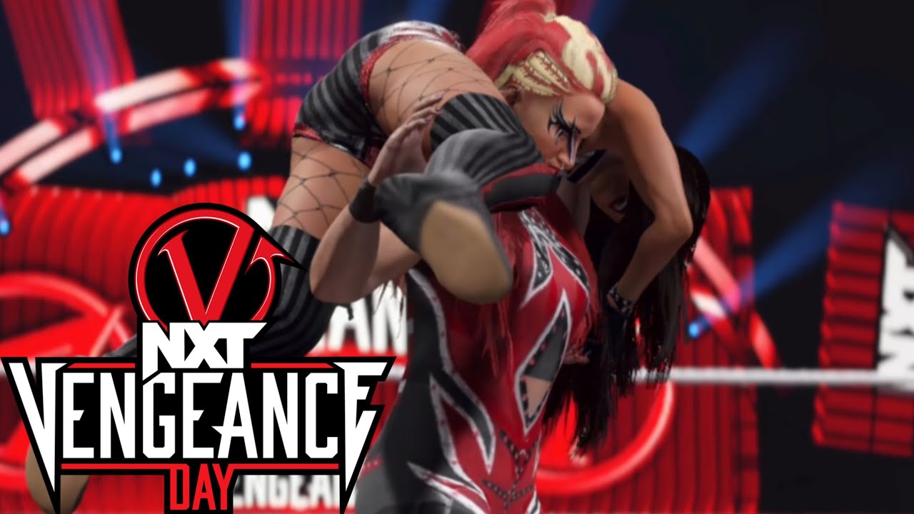 WWE 2K25 NXT VENGEANCE DAY: JACY JAYNE (w/MASKED ASSAILANT) VS ZARIA (w/SOL RUCA) - NXT N.A. TITLE