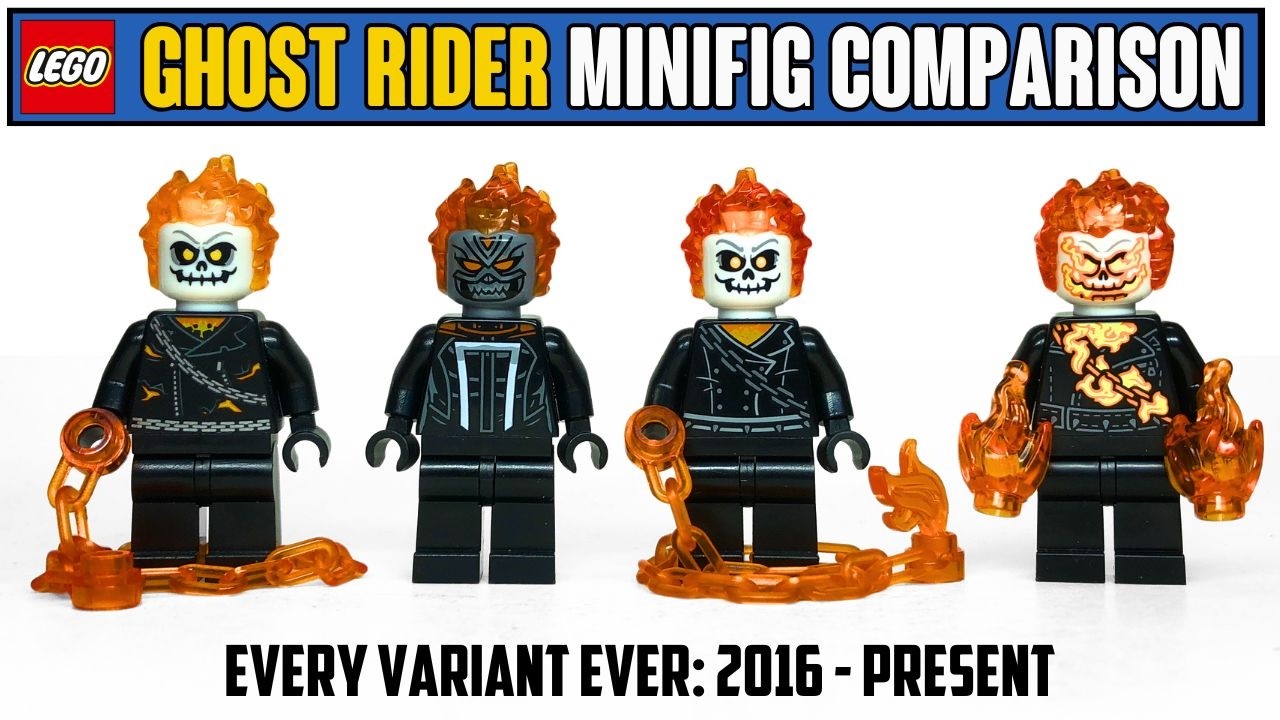Każda minifigurka LEGO GHOST RIDER, KT&Oacute;RA KIEDYKOLWIEK WYKONANO (2016 - obecnie)