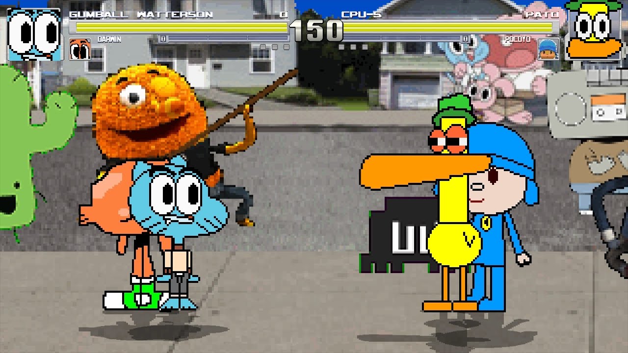 Mugen Request #31 Gumball & Darwin vs Pato & Pocoyo
