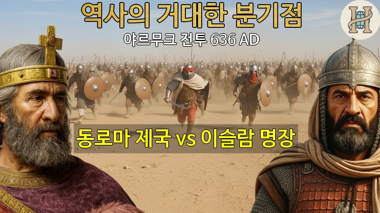 이슬람교 팽창을 확정 지은 전투! 비잔틴 제국 vs 이슬람 제국 ｜야르무크 전투 636 AD