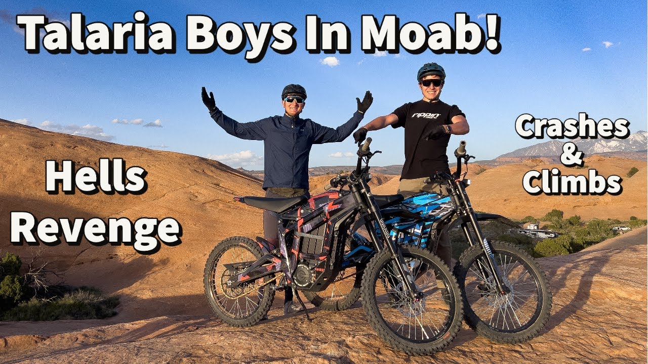 Talaria Sting Hitting HELL's Gate! // Moab Craziness!
