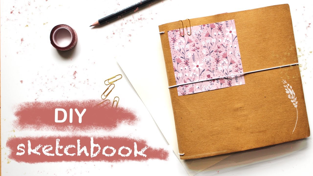DIY WATERCOLOR SKETCHBOOK | Traveler's Notebook Style (Kind of)