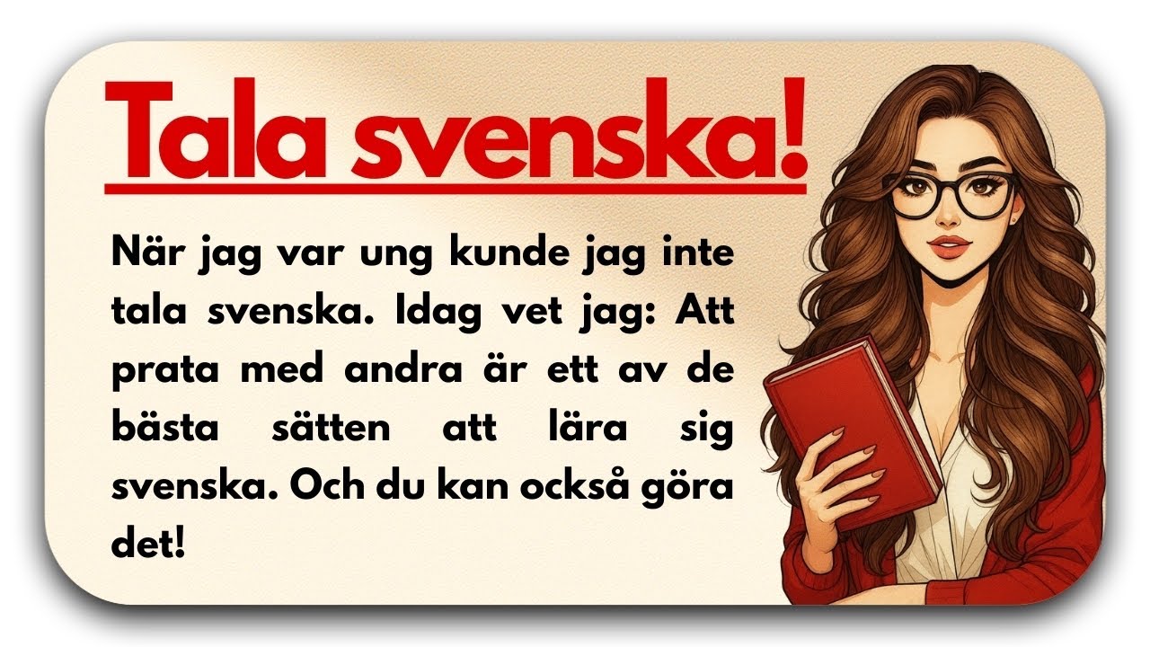 Lära sig svenska utan lärare | Så lär du dig svenska själv (A1–A2)