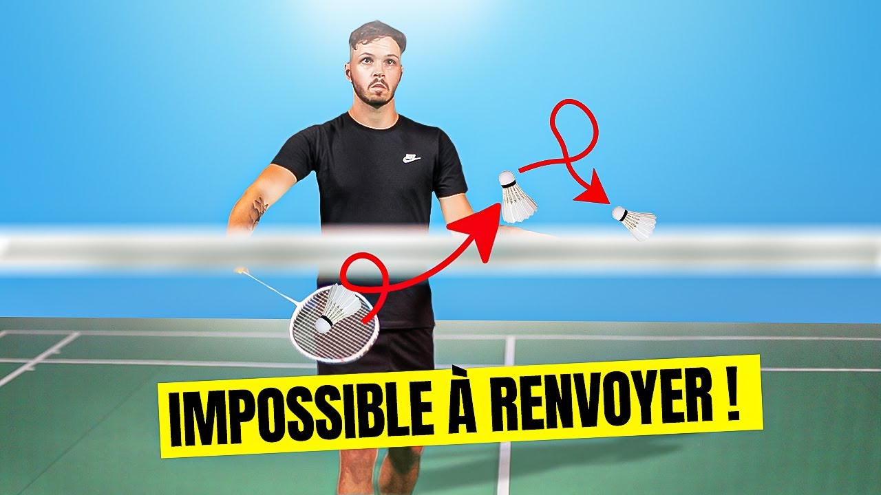 Un service irrattrapable au badminton