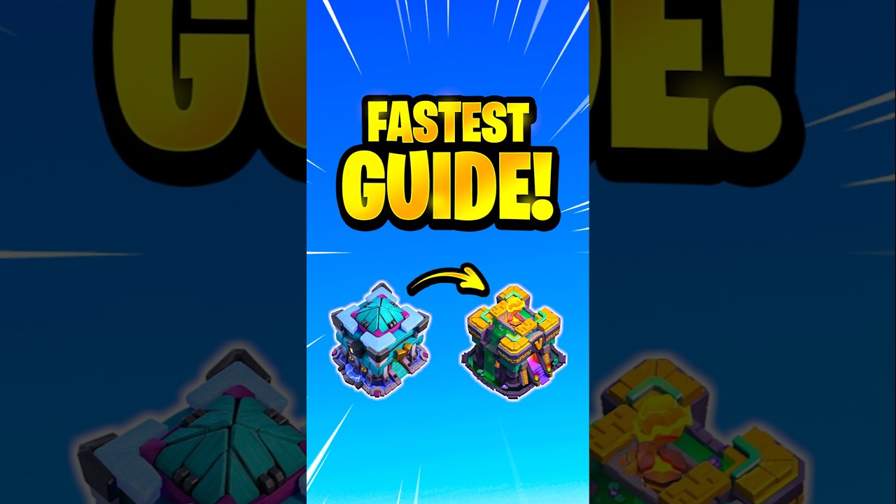 FASTEST TH13 UPGRADE GUIDE! #clashofclans #coc