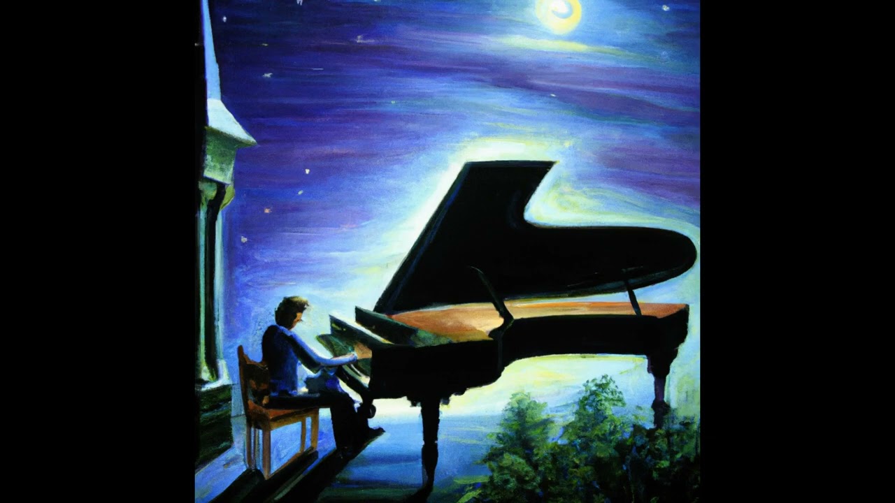 Nocturne by Chopin but with AI generated images
