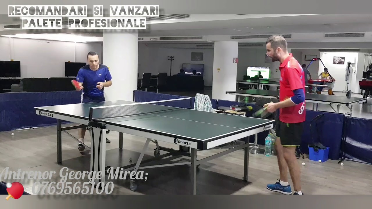 Antrenament individual tenis de masa (ping pong) George Mirea (craiova)
