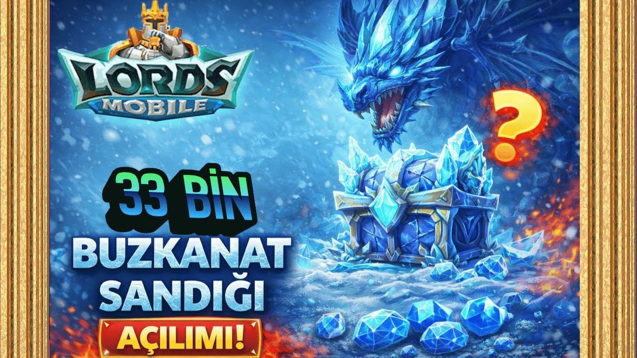ОТКРЫТИЕ 33K СУНДУКОВ FROSTWING! ❄️😱 | Lords Mobile