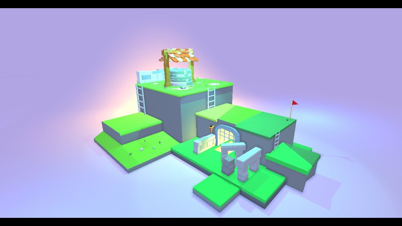 Lowpoly dungeon pack for unity .Stylized Dungeon world