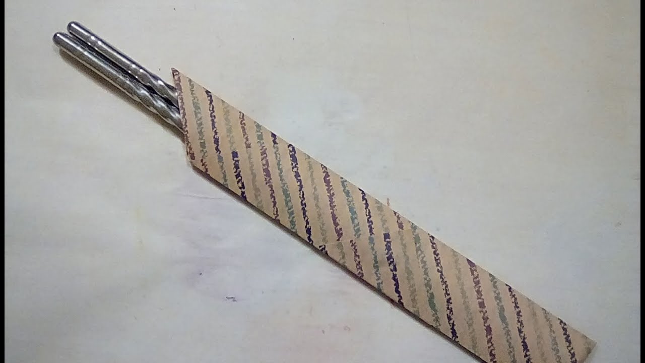 How to Fold a Chopstick Sleeve