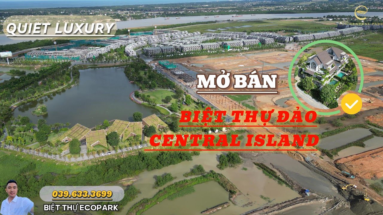 '' SỐC GIÁ'' Mở bán biệt thự đảo Ecopark Vinh (eco central park) | Hoàng Đức Anh