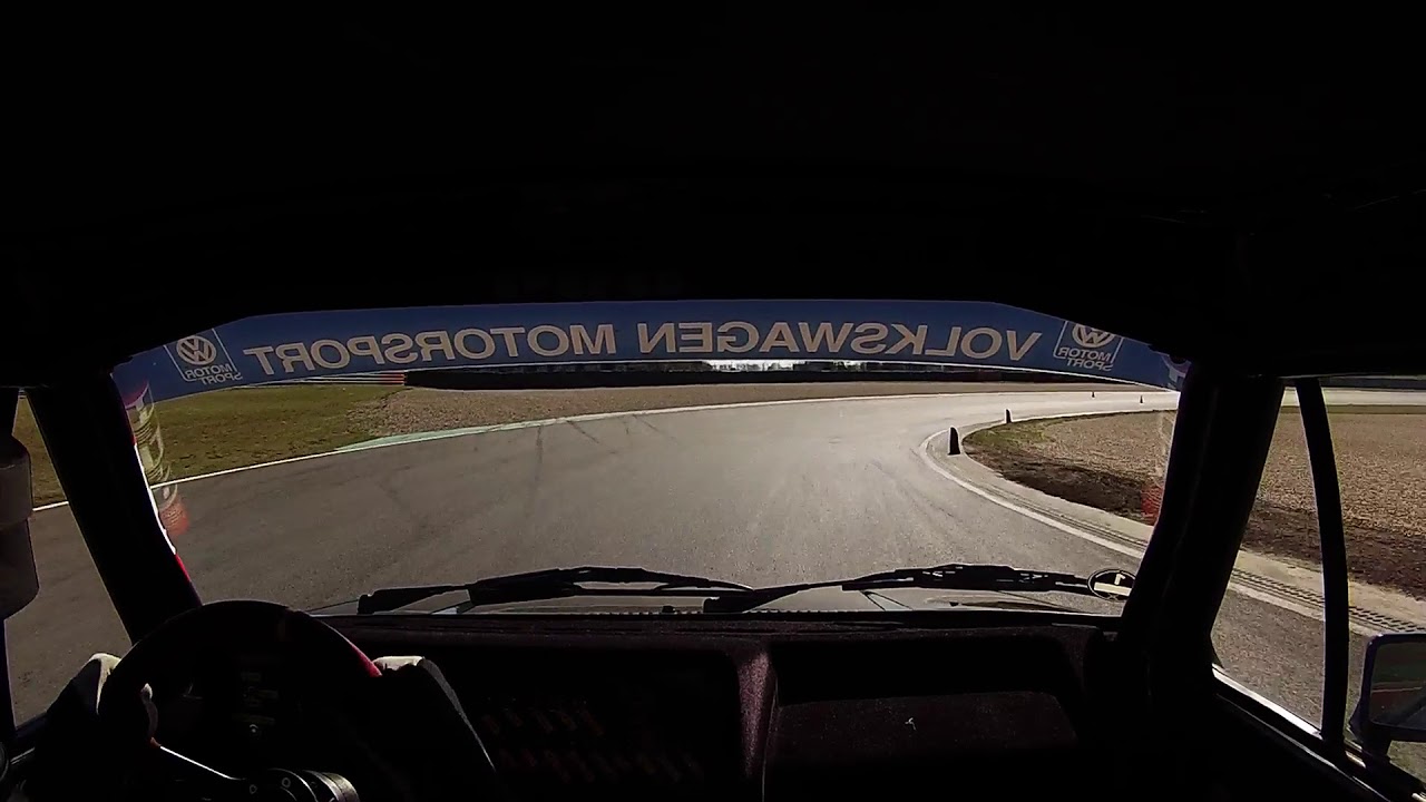 Motorsportarena Oschersleben Slalom DM 2018 Heiko Brandt VW Golf 1 Gti