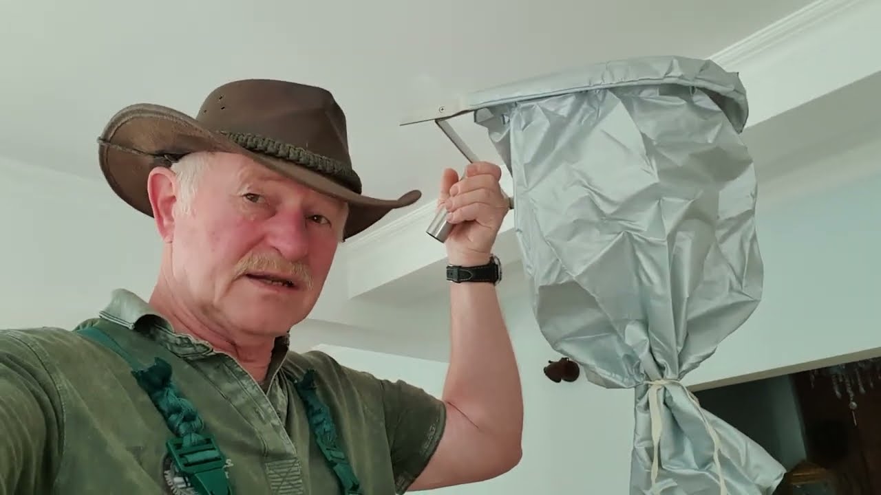 Warnung: Unser Schwarmfangsack ist so nicht zu gebrauchen. 🤠