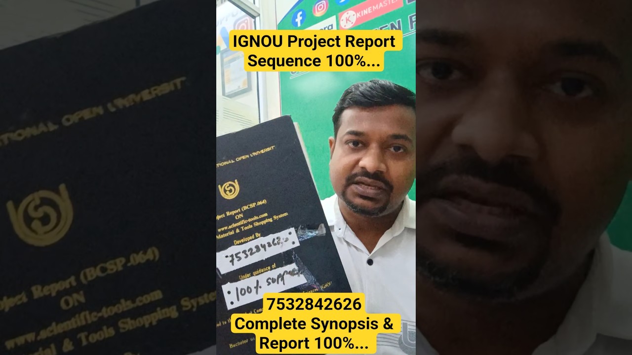 #ignoureport #ignousynopsis #ignou #project #projectreport #ignouapproval #ignouprojecttopic