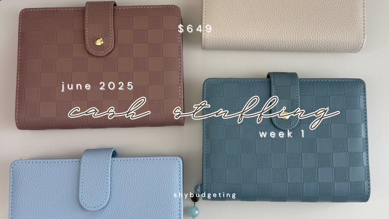 l cash stuffing l $649 l may magic month paycheck l june week 1 l