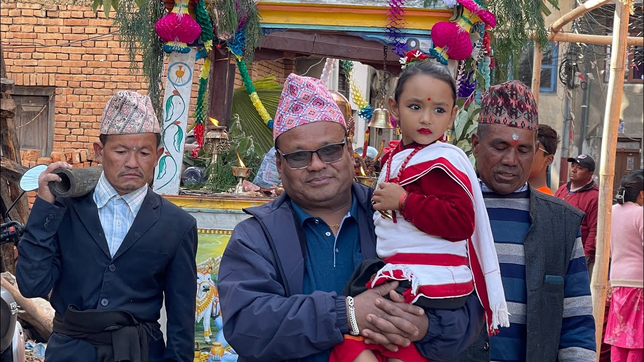 Madhav Narayan festival in Thecho, Lalitpur, Swasthani Purnima and dedicated to Lord Shiva,