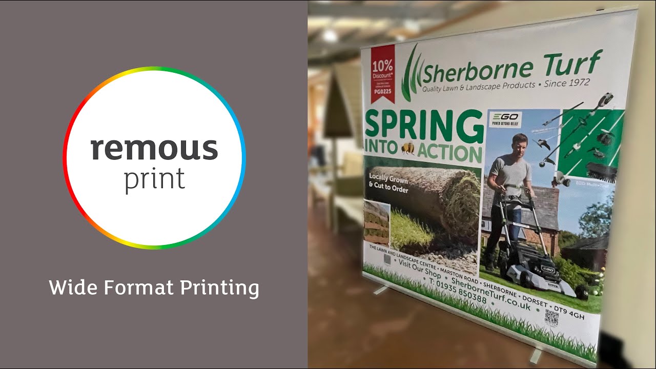 Remous Print Roller Banner