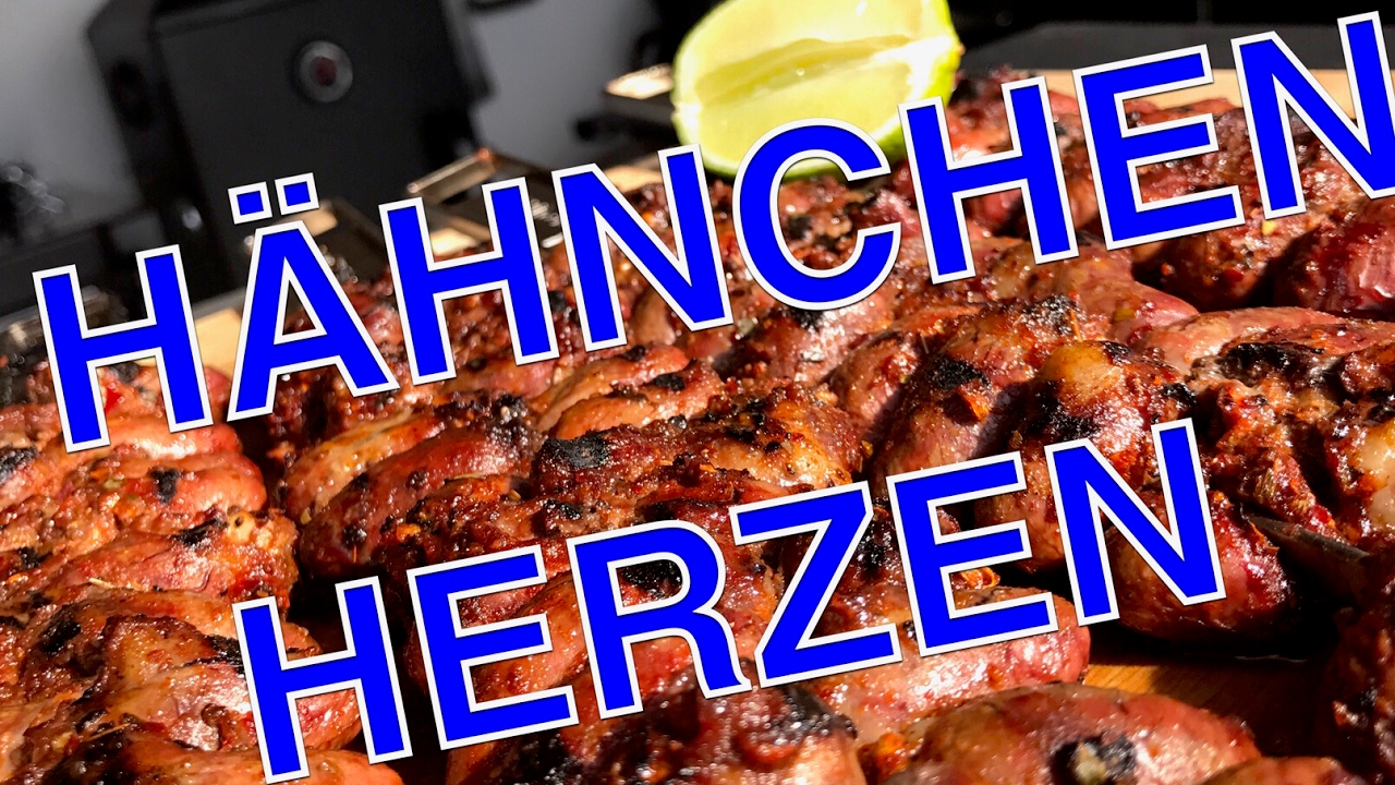 HÜHNERHERZEN am Spieß GRILLEN das BILLIGSTE Fleischgericht der Welt --- Klaus grillt