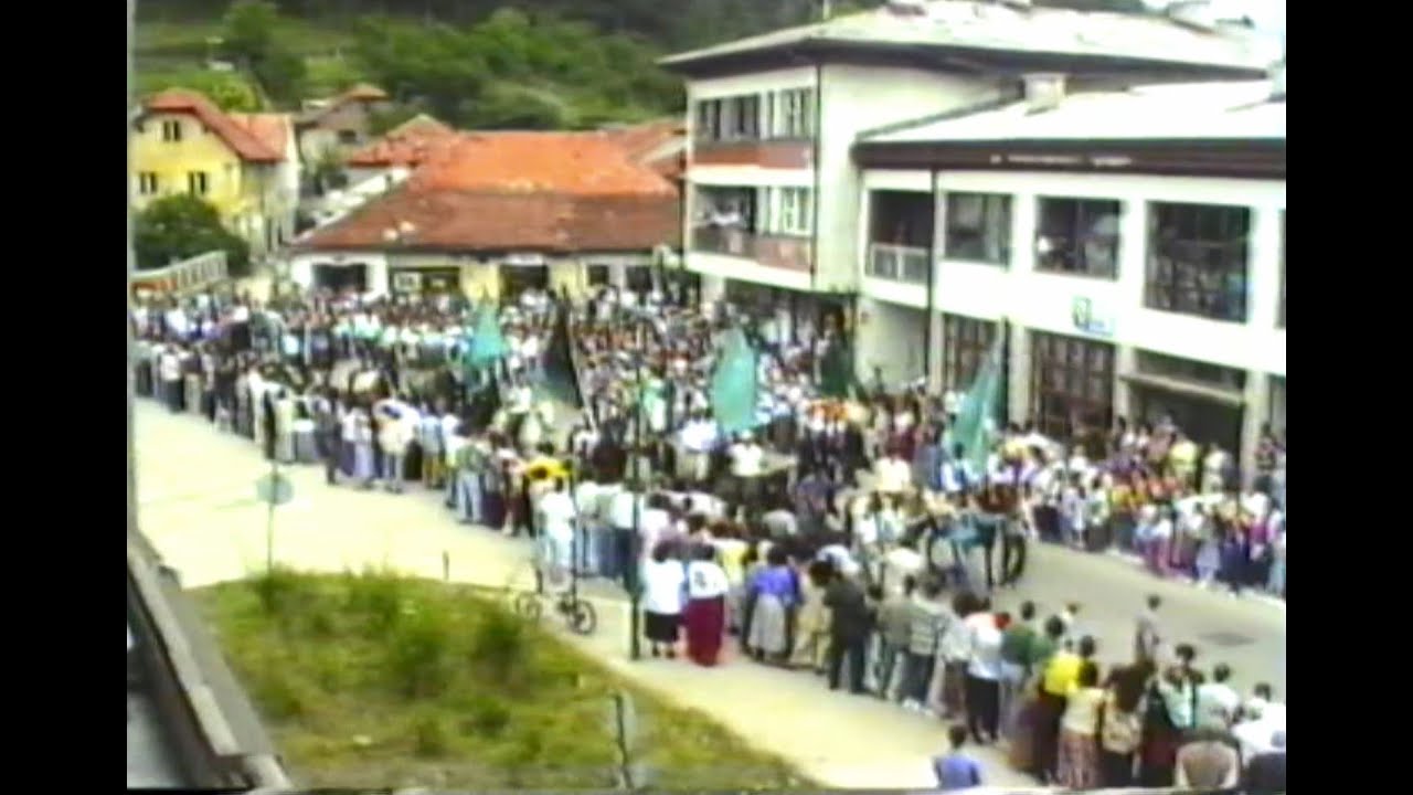 Snimak sa prve poslijeratne Ajvatovice iz 1996 godine