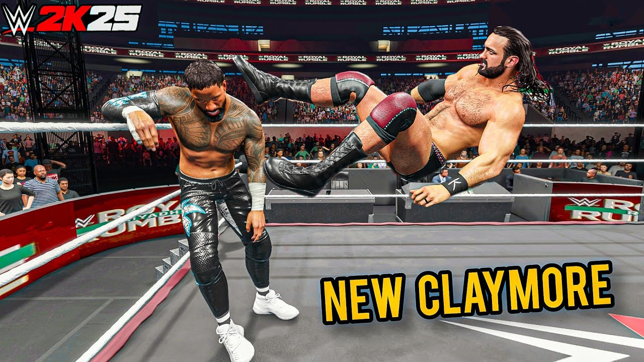 WWE 2K25 - Все завершающие приемы в Royal Rumble!