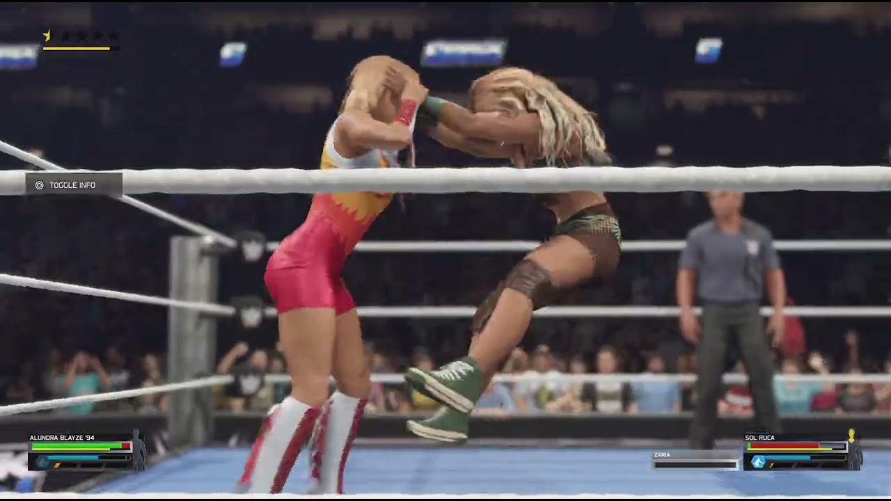 WWE 2K25 SmackDown Alundra Blazes vs. Sol Ruca