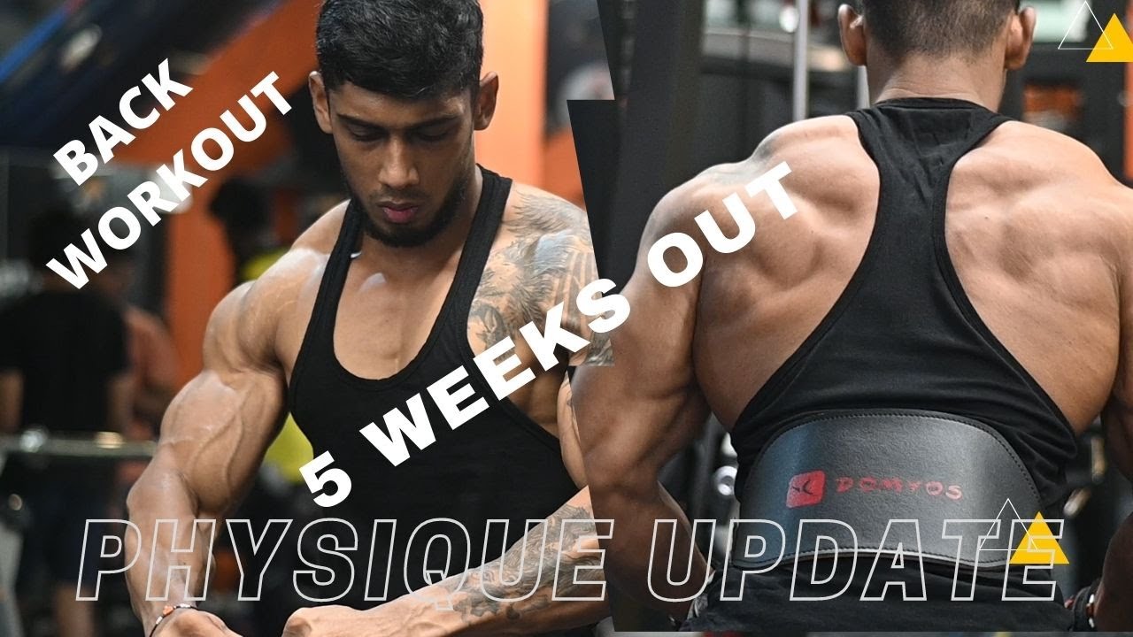 RAJA AJITH 5 WEEKS OUT TO AMATEUR OLYMPIA 2021AND CURRENT  PHYSIQUE UPDATE
