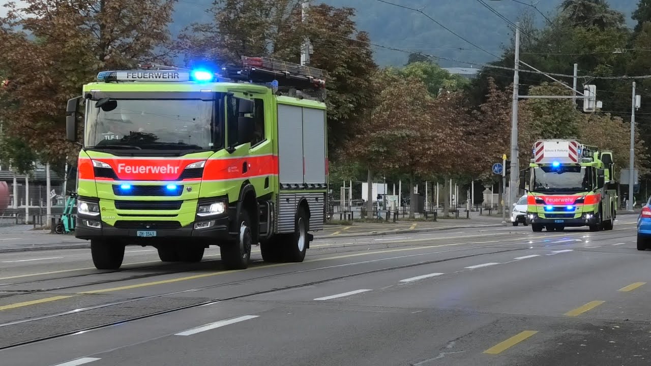 Fire dept. and Ambulance Zürich, Switserland, Responding