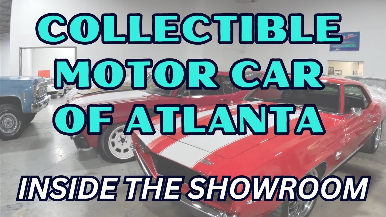 CLASSIC MUSCLE CARS FOR SALE INSIDE COLLECTIBLE MOTOR CARS OF ATLANTA SHOWROOM