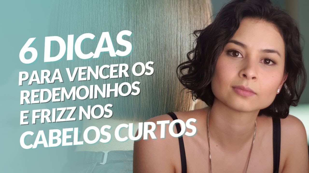 T&eacute;cnicas para dominar o redemoinho e o frizz no cabelo curto