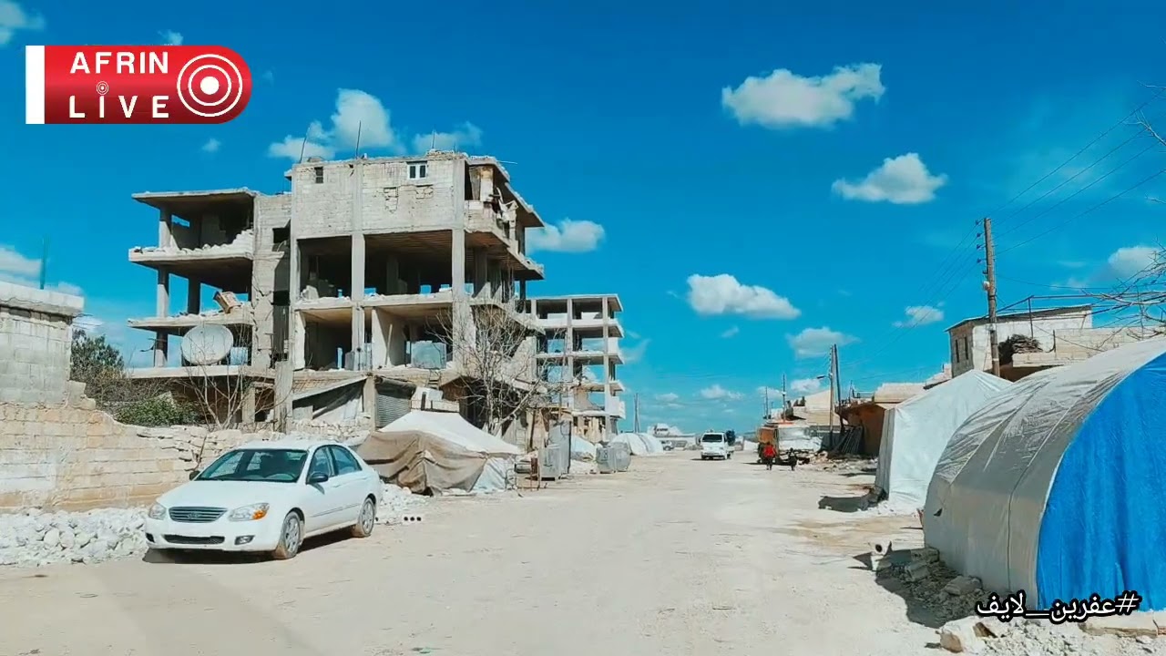 جولة في جنديرس شارع الصناعة /16/بازار/20/تلل