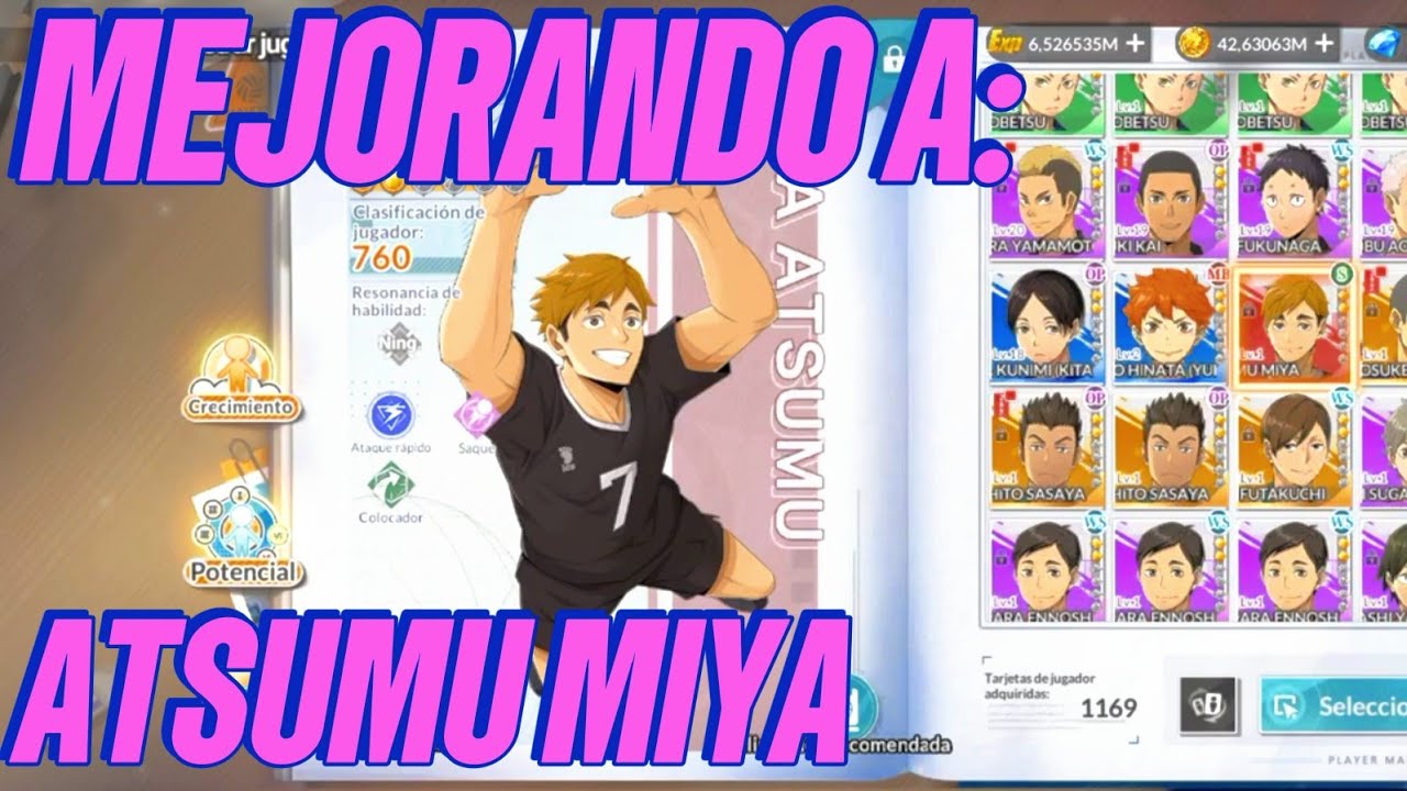 MEJORANDO A ATSUMU MIYA | HAIKYU FLY HIGH