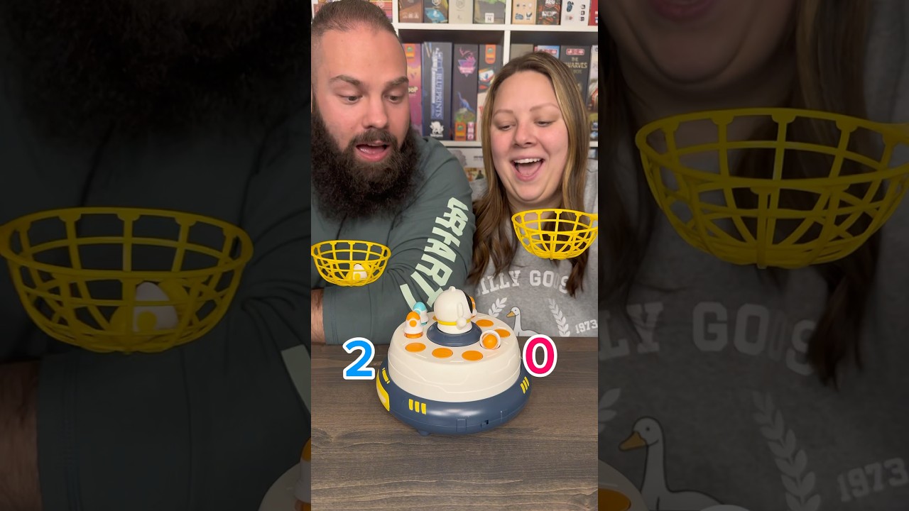 Come Play Astronaut Rocket Bounce With Us! #boardgames #couple #fun