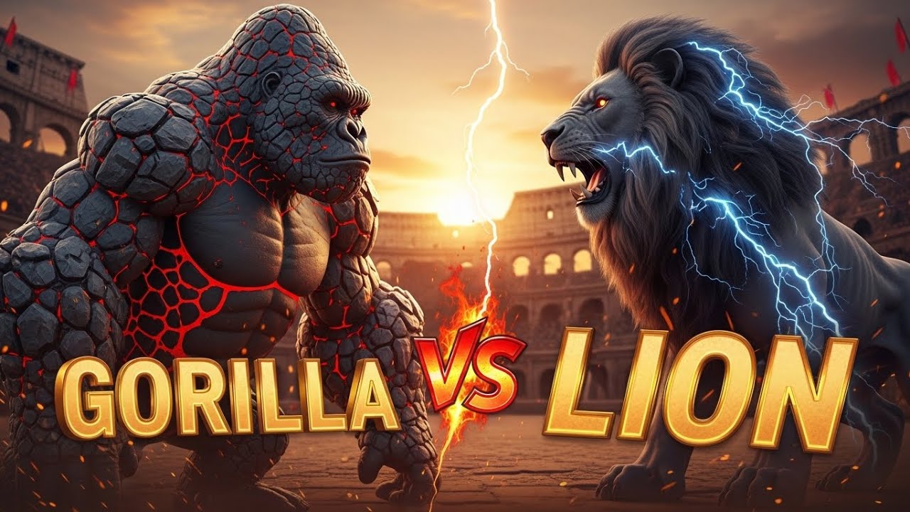 Lava Gorilla vs Lightning Lion — Who Is The Ultimate Beast? | LegendForce
